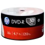 HP DME00070-3 16X 4.7 GB DVD-R 50'li Paket T13285