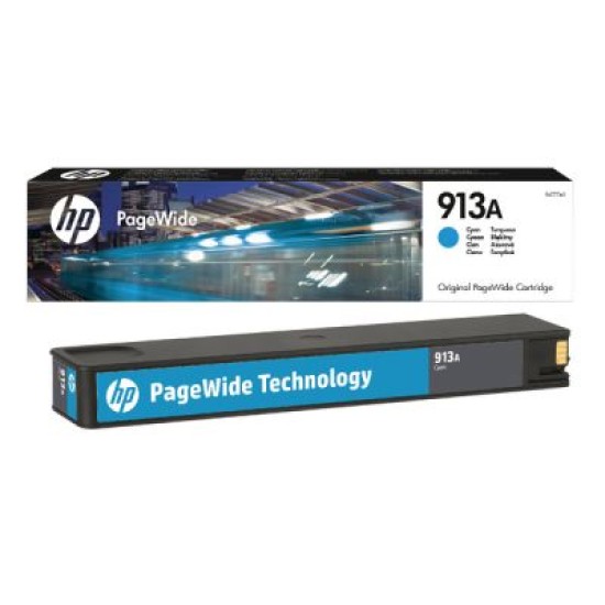 HP F6T77AE 913A Mavi Orjinal Kartuş - PageWide 352 T6410 HP F6T77AE 913A Mavi Orjinal Kartuş - PageWide 352 T6410
