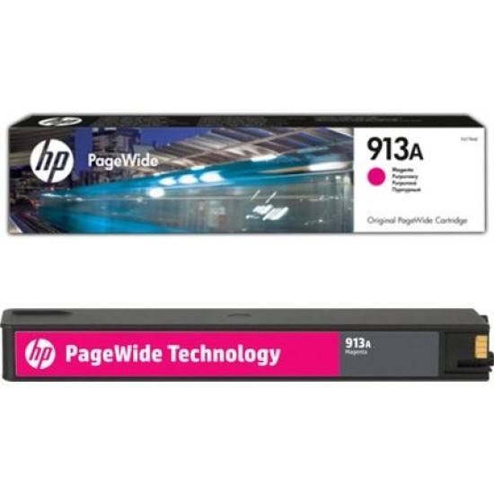 HP F6T78AE 913A Kırmızı Orjinal Kartuş - PageWide 352 T9708 HP F6T78AE 913A Kırmızı Orjinal Kartuş - PageWide 352 T9708