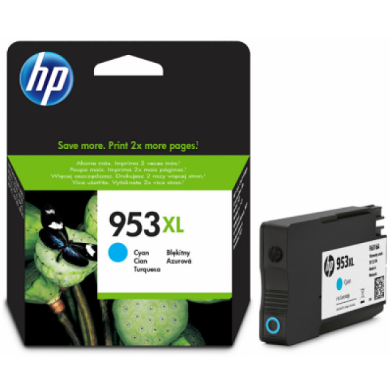 HP F6U16AE 953XL Mavi Orjinal Kartuş Yüksek Kapasite - OfficeJet Pro 7720 T6485 HP F6U16AE 953XL Mavi Orjinal Kartuş Yüksek Kapasite - OfficeJet Pro 7720 T6485