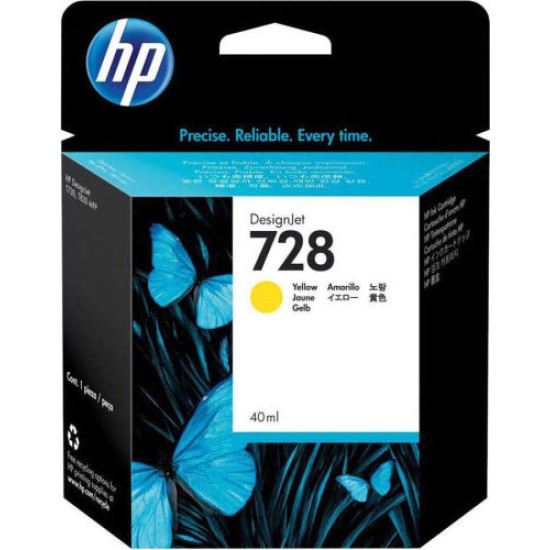 HP F9J61A 728 Sarı Orjinal Kartuş - T730 / T830 T7834 HP F9J61A 728 Sarı Orjinal Kartuş - T730 / T830 T7834