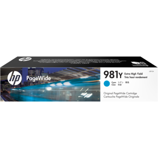 HP L0R13A 981Y Mavi Orjinal Kartuş - PageWide 556dn / MFP586z T9386 HP L0R13A 981Y Mavi Orjinal Kartuş - PageWide 556dn / MFP586z T9386