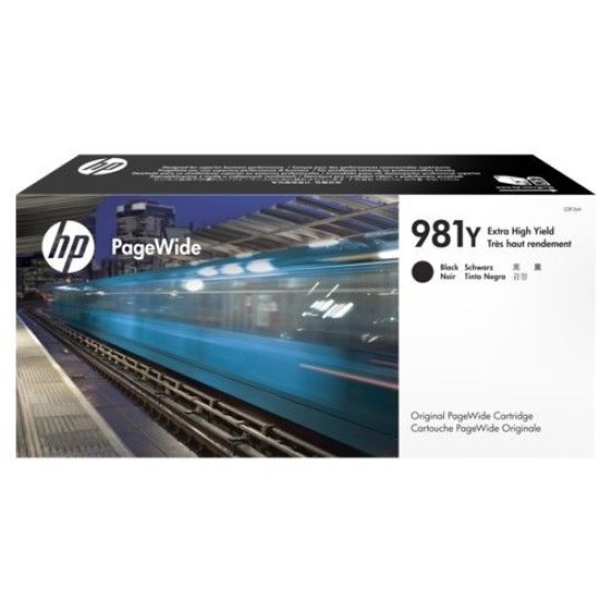 HP L0R16A 981Y Siyah Orjinal Kartuş - PageWide 556dn / MFP586z T9387 HP L0R16A 981Y Siyah Orjinal Kartuş - PageWide 556dn / MFP586z T9387