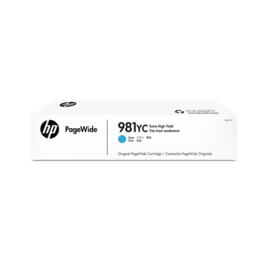 HP L0R17YC 981YC Mavi Orjinal Kartuş Ekstra Yüksek Kapasite - PageWide 556dn / MFP586z T13096