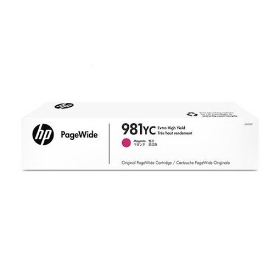 HP L0R18YC 981YC Kırmızı Orjinal Kartuş Ekstra Yüksek Kapasite - PageWide 556dn / MFP 586z T13097