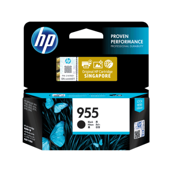 HP L0S60A 955 Siyah Orjinal Kartuş - OfficeJet Pro 8210 T15120 HP L0S60A 955 Siyah Orjinal Kartuş - OfficeJet Pro 8210 T15120