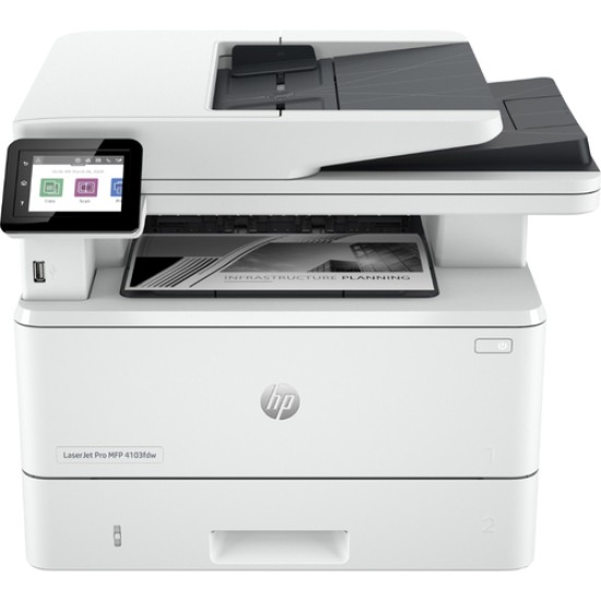 HP LaserJet Pro 4103FDW 2Z629A Wi-Fi + Tarayıcı + Fotokopi + Faks Çok Fonksiyonlu Lazer Yazıcı HP LaserJet Pro 4103FDW 2Z629A Wi-Fi + Tarayıcı + Fotokopi + Faks Çok Fonksiyonlu Lazer Yazıcı