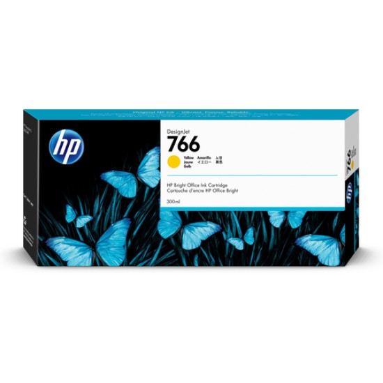 HP P2V91A 766 Sarı Orjinal Kartuş - XL3600 HP P2V91A 766 Sarı Orjinal Kartuş - XL3600