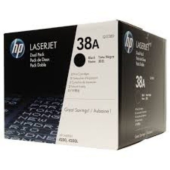 HP Q1338D 38A İkili Paket Orjinal Toner - Laserjet 4200 T5556