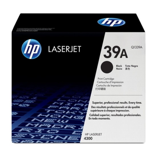HP Q1339A 39A Siyah Orjinal Toner - Laserjet 4300 T16899 HP Q1339A 39A Siyah Orjinal Toner - Laserjet 4300 T16899