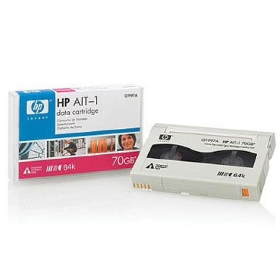 HP Q1997A 70 GB Ait-1 Data Kartuşu 230m, 8mm T2323 HP Q1997A 70 GB Ait-1 Data Kartuşu 230m, 8mm T2323