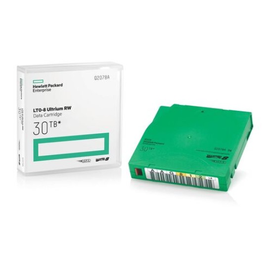 HP Q2078A LTO-8 Ultrium 30TB RW Data Kartuş T12368 HP Q2078A LTO-8 Ultrium 30TB RW Data Kartuş T12368