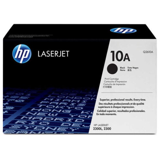HP Q2610A 10A Siyah Orjinal Toner - Laserjet 2300 T9651