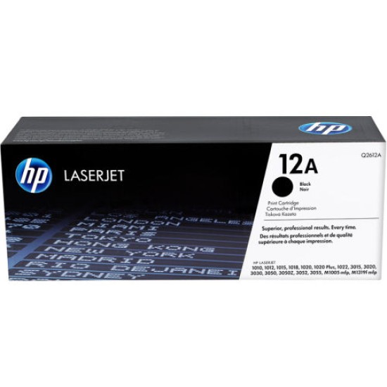 HP Q2612A 12A Siyah Orjinal Toner - Laserjet 1010 T5206 HP Q2612A 12A Siyah Orjinal Toner - Laserjet 1010 T5206