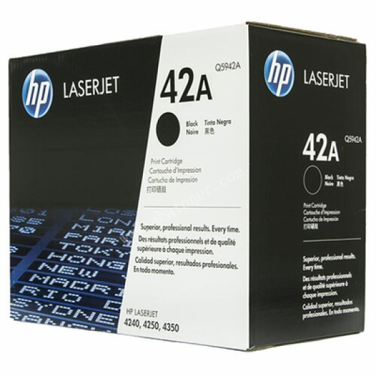 HP Q5942A 42A Siyah Orjinal Toner - HP 4250 / 4350 T9108 HP Q5942A 42A Siyah Orjinal Toner - HP 4250 / 4350 T9108