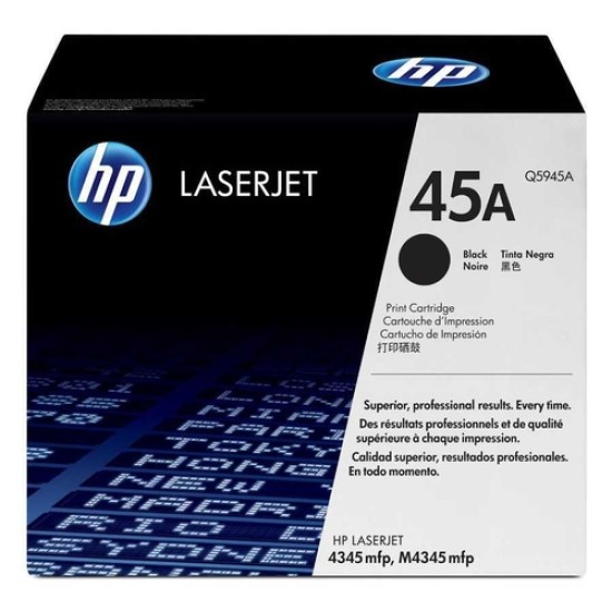 HP Q5945A 45A Siyah Orjinal Toner- LaserJet 4345 T4072 HP Q5945A 45A Siyah Orjinal Toner- LaserJet 4345 T4072