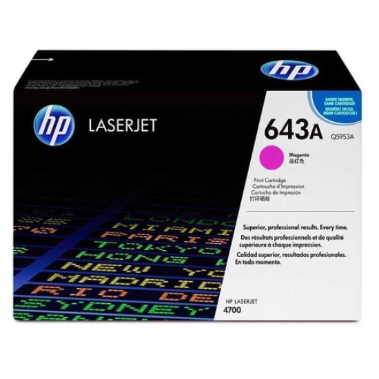 HP Q5953A 643A Kırmızı Orjinal Toner - Laserjet 4700 T10137