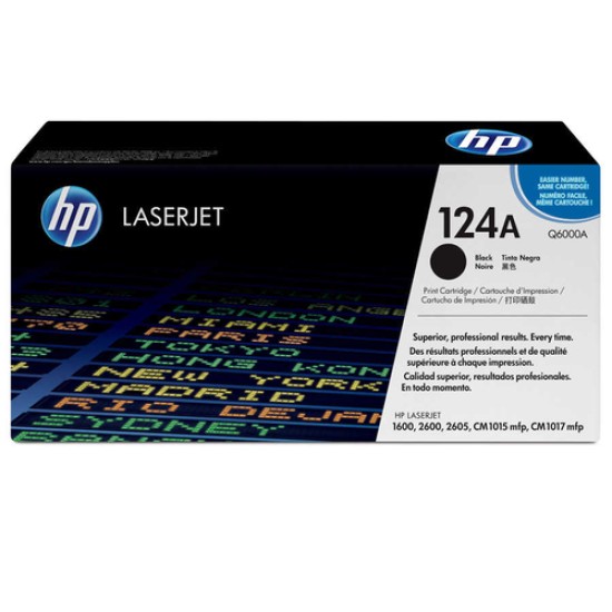 HP Q6000A 124A Siyah Orjinal Toner - Laserjet 1600 T9404