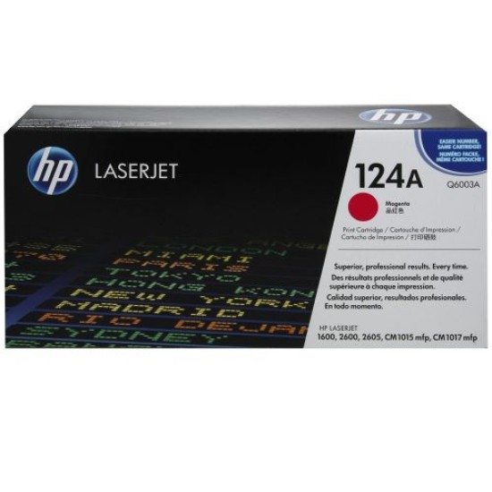 HP Q6003A 124A Kırmızı Orjinal Toner - Laserjet 1600 T8207 HP Q6003A 124A Kırmızı Orjinal Toner - Laserjet 1600 T8207
