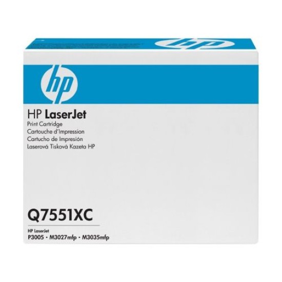 HP Q7551XC 51X Siyah Orjinal Toner - LaserJet 3005 T4624 HP Q7551XC 51X Siyah Orjinal Toner - LaserJet 3005 T4624