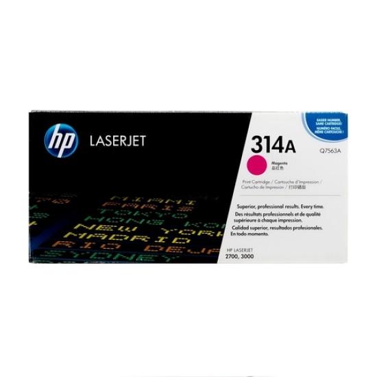 HP Q7563A 314A Kırmızı Orjinal Toner - LaserJet 2700 T4524 HP Q7563A 314A Kırmızı Orjinal Toner - LaserJet 2700 T4524