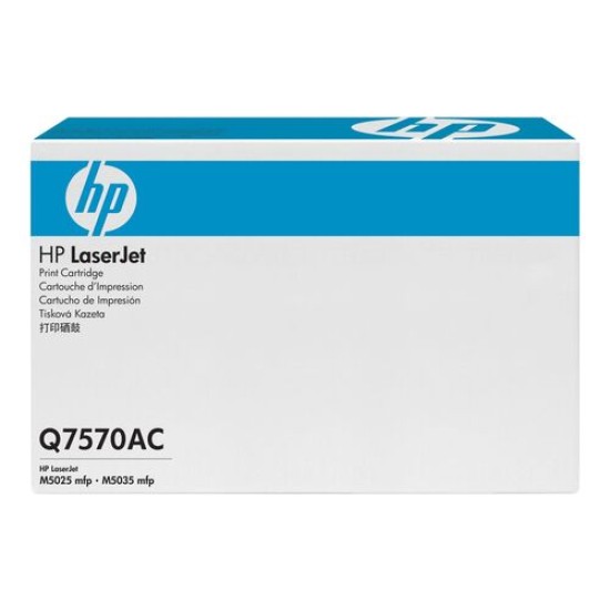 HP Q7570AC 70A Siyah Orjinal Toner - M5025 / M5035 T5646 HP Q7570AC 70A Siyah Orjinal Toner - M5025 / M5035 T5646