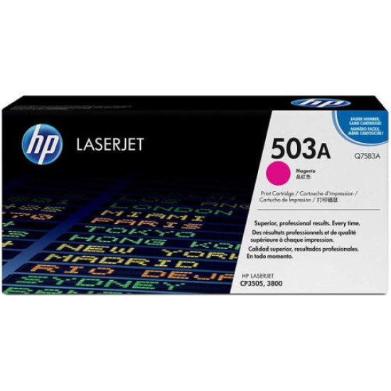 HP Q7583A 503A Kırmızı Orjinal Toner - Laserjet 3600 T9155 HP Q7583A 503A Kırmızı Orjinal Toner - Laserjet 3600 T9155