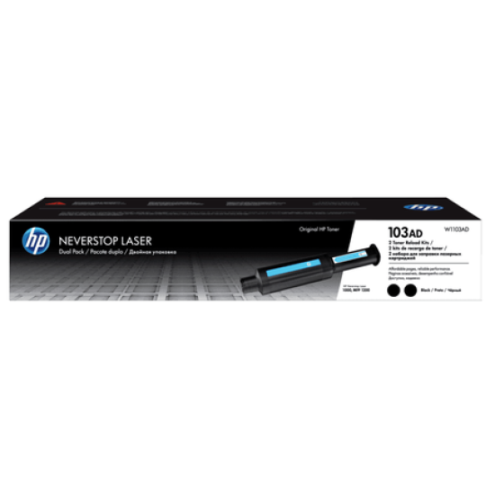 HP W1103AD 103A Orjinal Toner 2li Paket Neverstop Serisi Dolum Kiti Laser 1000a, 1200 T11321 HP W1103AD 103A Orjinal Toner 2li Paket Neverstop Serisi Dolum Kiti Laser 1000a, 1200 T11321