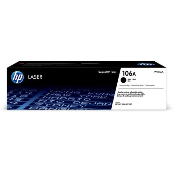 HP W1106A 106A Siyah Orjinal Toner - Laserjet MFP 137Fnw / M135A T11207 HP W1106A 106A Siyah Orjinal Toner - Laserjet MFP 137Fnw / M135A T11207