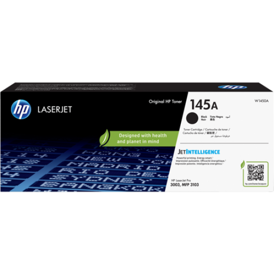 HP W1450A 145A Siyah Orjinal Toner - LaserJet Pro 3001 HP W1450A 145A Siyah Orjinal Toner - LaserJet Pro 3001
