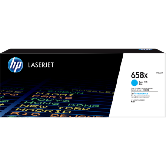 HP W2001X 658X Mavi Orjinal Toner Yüksek Kapasite - Laserjet Enterprise M751 T11292 HP W2001X 658X Mavi Orjinal Toner Yüksek Kapasite - Laserjet Enterprise M751 T11292