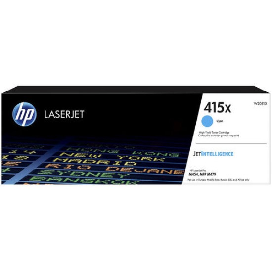 HP W2031X 415X Mavi Orjinal Toner Yüksek Kapasite - Laserjet Pro M454 / M479 T11312 HP W2031X 415X Mavi Orjinal Toner Yüksek Kapasite - Laserjet Pro M454 / M479 T11312