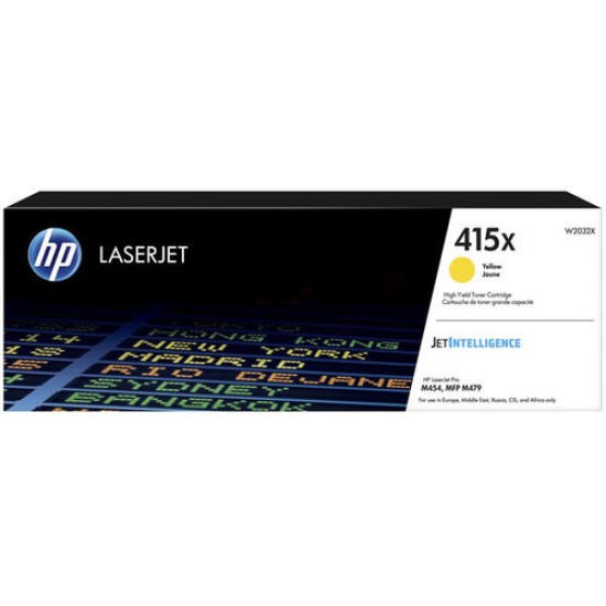 HP W2032X 415X Sarı Orjinal Toner Yüksek Kapasite - Laserjet Pro M454 / M479 T11315 HP W2032X 415X Sarı Orjinal Toner Yüksek Kapasite - Laserjet Pro M454 / M479 T11315