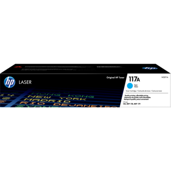 HP W2071A 117A Mavi Orjinal Toner - Laserjet MFP 178nw / 179nw T11325