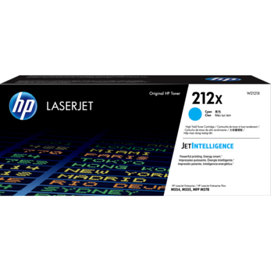 HP W2121X 212X Mavi Orjinal Toner Yüksek Kapasite - M554dn / M555dn T13426 HP W2121X 212X Mavi Orjinal Toner Yüksek Kapasite - M554dn / M555dn T13426