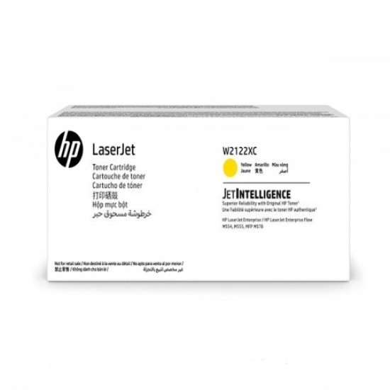 HP W2122XC 212X Sarı Orjinal Toner Yüksek Kapasite - M554dn / M555dn HP W2122XC 212X Sarı Orjinal Toner Yüksek Kapasite - M554dn / M555dn