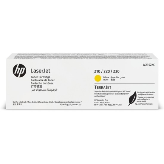 HP W2152XC Sarı Orjinal Toner Özel Sözleşme Ürünü - LaserJet Pro 4201 HP W2152XC Sarı Orjinal Toner Özel Sözleşme Ürünü - LaserJet Pro 4201