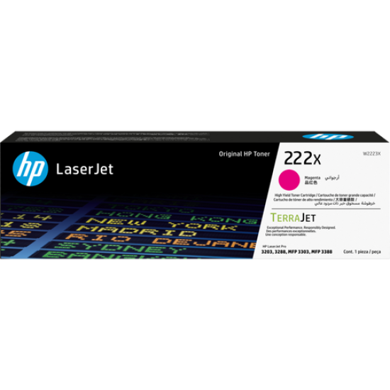 HP W2223X 222X Yüksek Kapasite Kırmızı Orjinal Toner - LaserJet Pro 3201 HP W2223X 222X Yüksek Kapasite Kırmızı Orjinal Toner - LaserJet Pro 3201