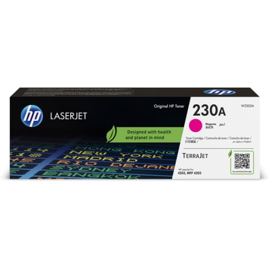 HP W2303A 230A Kırmızı Orjinal Toner - LaserJet Pro 4203dn
