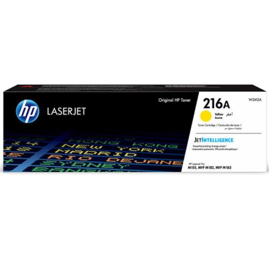 HP W2412A 216A Sarı Orjinal Toner - LaserJet M182n / M183fw T13106