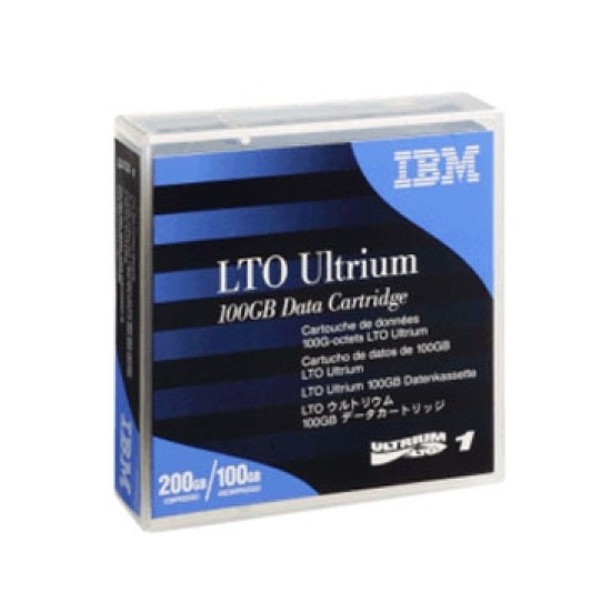 IBM 08L9120 LTO1 Data Kartuşu 100GB / 200 GB 609m 12.65mm T1757 IBM 08L9120 LTO1 Data Kartuşu 100GB / 200 GB 609m 12.65mm T1757