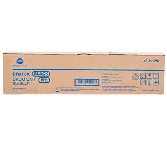 Konica Minolta DR-313K A7U4ORD Siyah Orjinal Drum Ünitesi - Bizhub C258 T12470