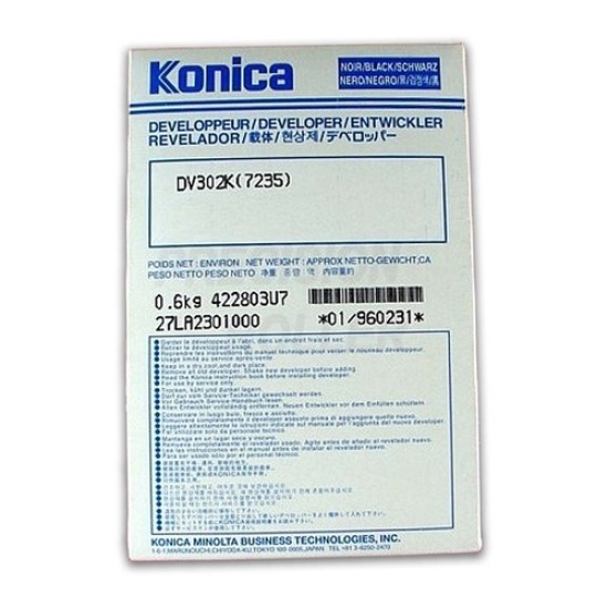 Konica Minolta DV-302K Orjinal Developer - 7222 / 7228 Konica Minolta DV-302K Orjinal Developer - 7222 / 7228