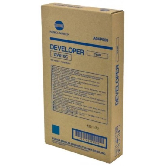 Konica Minolta DV-610C A04P900 Orjinal Mavi Developer - C5500 / C6000 T10673 Konica Minolta DV-610C A04P900 Orjinal Mavi Developer - C5500 / C6000 T10673
