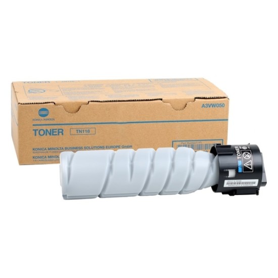 Konica Minolta TN-118 A3VW050 Siyah Orjinal Toner - Bizhub 195 T17526 Konica Minolta TN-118 A3VW050 Siyah Orjinal Toner - Bizhub 195 T17526