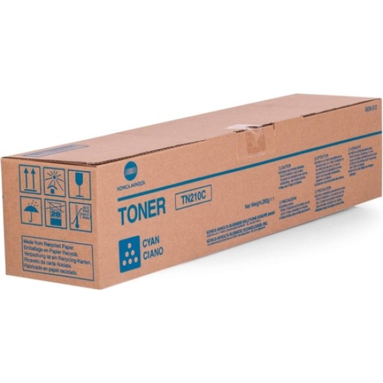 Konica Minolta TN-210C 8938-512 Mavi Orjinal Toner - Bizhub C250 / C252 T4476 Konica Minolta TN-210C 8938-512 Mavi Orjinal Toner - Bizhub C250 / C252 T4476