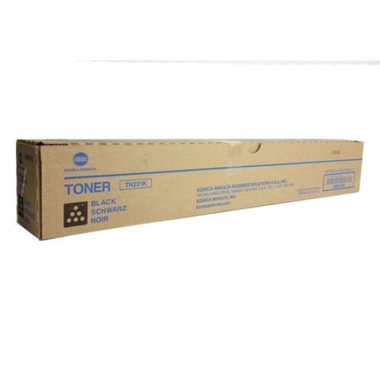 Konica Minolta TN-221K A8K3150 Siyah Orjinal Toner - C287 / C227 T13140 Konica Minolta TN-221K A8K3150 Siyah Orjinal Toner - C287 / C227 T13140