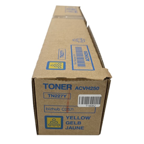 Konica Minolta TN-227Y ACVH250 Sarı Orjinal Toner - Bizhub C257 T16082 Konica Minolta TN-227Y ACVH250 Sarı Orjinal Toner - Bizhub C257 T16082