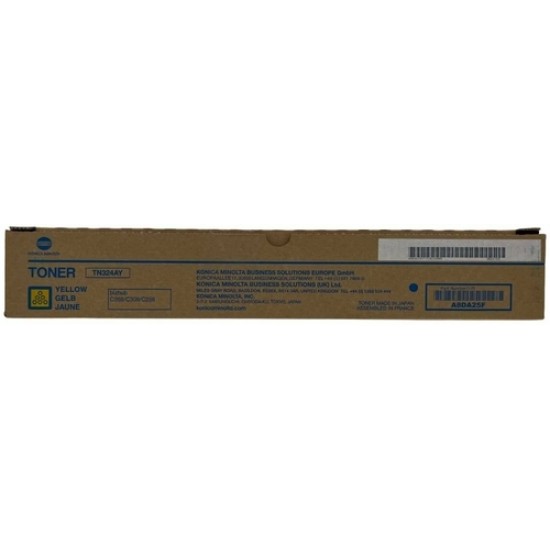 Konica Minolta TN-324AY A8DA25F Sarı Orjinal Toner - Bizhub C258 / C308 Konica Minolta TN-324AY A8DA25F Sarı Orjinal Toner - Bizhub C258 / C308
