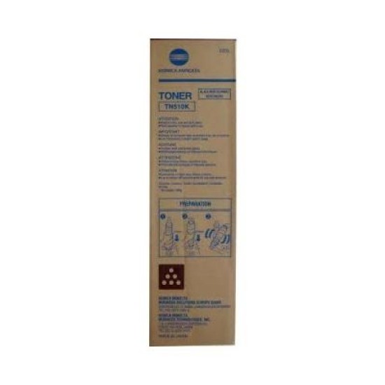 Konica Minolta TN-510K A0YM151 Siyah Orjinal Toner - Bizhub C500 T4841 Konica Minolta TN-510K A0YM151 Siyah Orjinal Toner - Bizhub C500 T4841